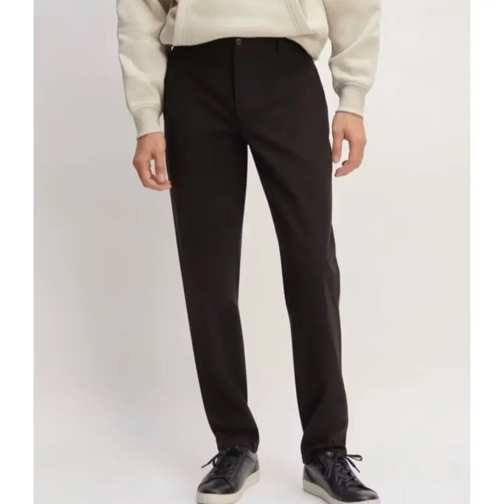 NWT Everlane Mens The Performance Chino Uniform‎ Pants Black 35x28